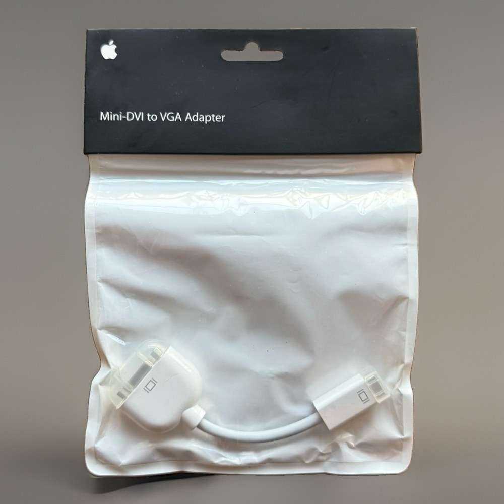 OEM Apple Mini-DVI to VGA Adapter M9320G/A Authentic Genuine NEW SEALED